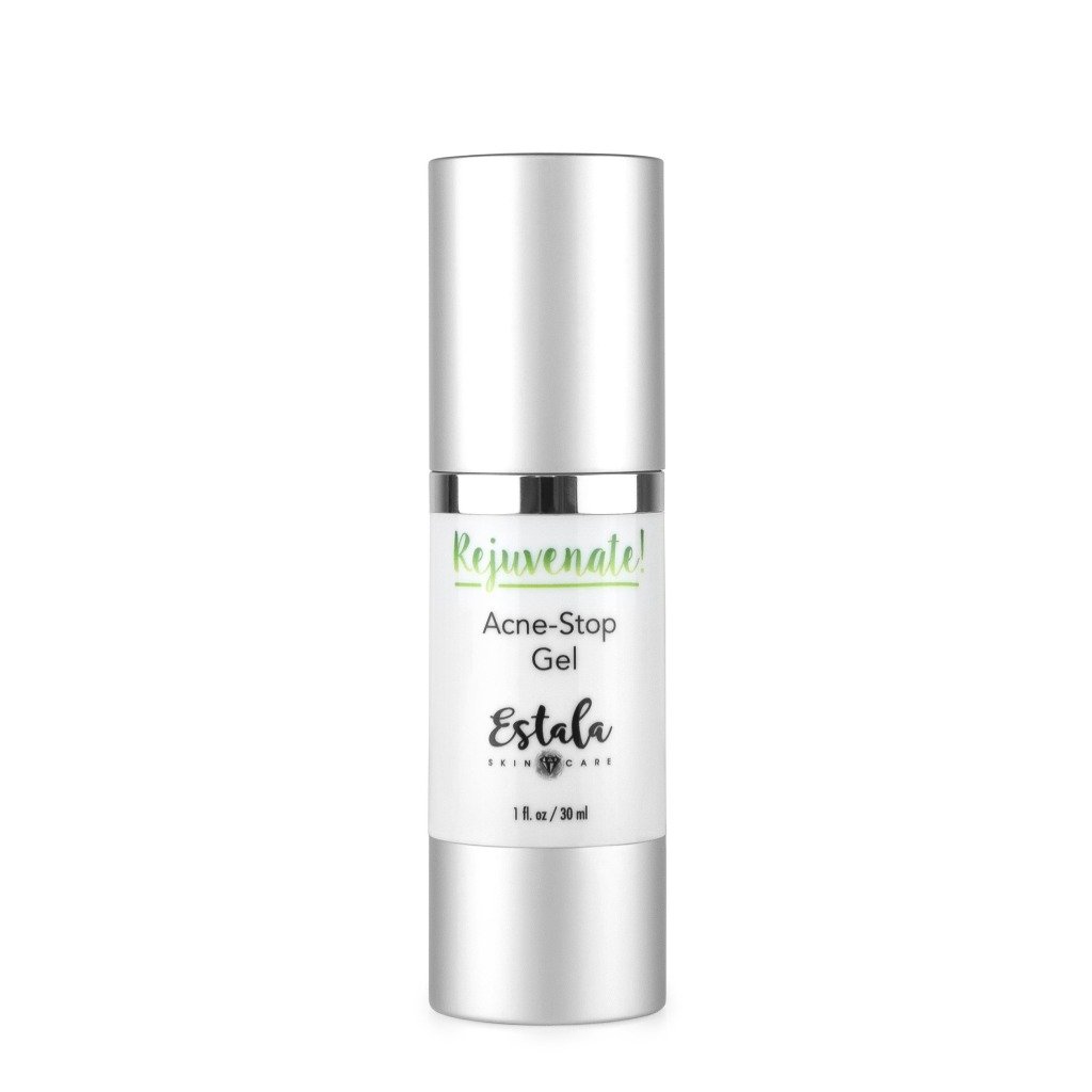 acne gel cream, acne gel for pimples, acne stop gel by Estala Skincare